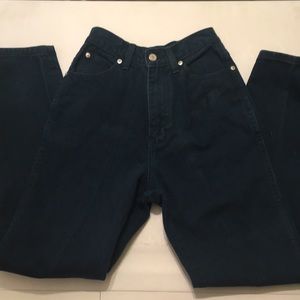 Vintage Teal High Rise Jeans